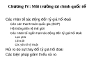 Bài giảng Quản trị kinh doanh quốc tế: Môi trường tài chính quốc tế - Chương 4 (Nguyễn Hùng Phong)