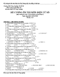 Đề cương ôn thi Điện tử số hệ Trung cấp, Cao đẳng, Đại học - ĐH Công nghiệp Tp.HCM