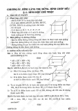 Giải bài tập Toán 8 - Chương 4 - Hình lăng trụ đứng, hình chóp đều