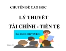 Cấu trúc tài chính doanh nghiệp và các khuynh hướng tài trợ: Chuyên đề từ GS Bình Minh