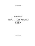 Giáo trình Giải tích mạng điện Lê Kim Hùng