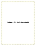 Giới hạn cuối - Cuộc tình giẻ rách