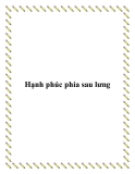 Hạnh phúc phía sau lưng