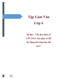 Viết thư Quốc tế UPU 2014 lớp 6: Âm nhạc lay động đời sống như thế nào? (Bài văn mẫu)