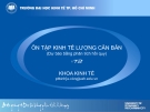 Ôn tập kinh tế lượng căn bản Đại học Kinh tế TP Hồ Chí Minh [chuẩn nhất]