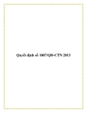 Quyết định số 1087/QĐ-CTN 2013