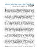 Nền hành chính công trong toàn cầu hoá: Nghiên cứu của Lê Anh Tuấn