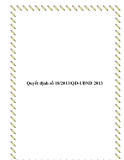 Văn bản số 18/2013/QĐ-UBND - tỉnh Đắc Lắc
