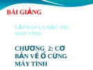 Bài giảng Lắp ráp và bảo trì máy tính: Chương 2 - Hướng dẫn chi tiết