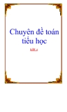 Chuyên đề Toán Tiểu học lớp 4 hay nhất