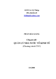 Giáo trình Quản lý nhà nước về kinh tế GSTS.Lê Sỹ Thiệp