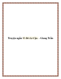 Truyện ngắn Vì Đó Là Cậu - Giang Trần
