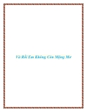 Và Rồi Em Không Còn Mộng Mơ