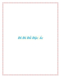 Đi Đi Đồ Độc Ác