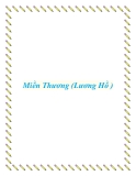 Miền Thương - Lương Hồ
