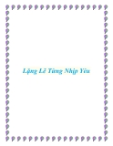 Lặng Lẽ Từng Nhịp Yêu