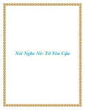 Nói Nghe Nè: Tớ Yêu Cậu