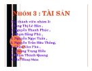 Tiểu luận: Tài sản