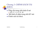 Bài giảng Chính sách tài khóa Trần Bích Dung: Tổng quan và phân tích