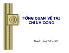 Bài giảng Tổng quan Tài chính công Nguyễn Hồng Thắng UEH: Kinh nghiệm và Tổng hợp