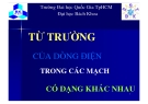 Bài giảng Tĩnh điện học: Phần VIII chuẩn nhất từ ĐHBK TP.HCM