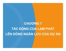Bài giảng Lập và Phân tích Dự án Chương 7: Lê Hoàng Cẩm Phương