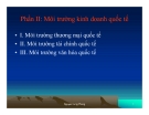 Bài giảng Quản trị kinh doanh quốc tế Phần 2: GV. Nguyễn Hùng Phong