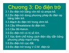 Bài giảng Chương trình đo điện tử Chương 3: Tài liệu Ngô Văn Kỳ