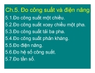 Bài giảng Chương trình đo điện tử: Chương 5 - Ngô Văn Kỳ