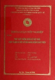 Khóa luận tốt nghiệp: Pháp luật chứng khoán ở Việt Nam thực trạng và một số kiến nghị nhằm hoàn thiện