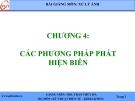Bài giảng Xử lý ảnh: Chương 4 - Ths. Trần Thúy Hà