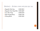 Bài Thuyết Trình Đường Cong Spline Bậc Ba: Tổng Quan Chi Tiết