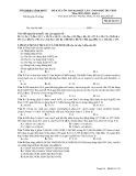 Đề KTCL ôn thi ĐH Hóa học - Sở GD&ĐT Vĩnh Phúc (2013-2014) đề 743
