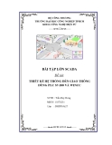 Thiết kế hệ thống đèn giao thông dùng PLC S7-200 và WinCC: Bài tập lớn Scada