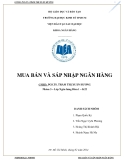 Tiểu luận: Mua bán và sáp nhập ngân hàng