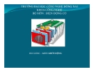 Bài giảng Accu khởi động ĐH Công nghệ Đồng Nai [mới nhất]