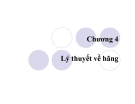 Bài giảng Kinh tế học vi mô và ứng dụng: Chương 4 - Tóm tắt kiến thức trọng tâm