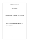 An Toàn Thông Tin Thuế Điện Tử: Khóa Luận Tốt Nghiệp của Phạm Trọng Khanh