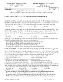 Đề thi thử Vật lí ĐH THPT chuyên Hà Tĩnh lần 1 năm 2012 đề 129