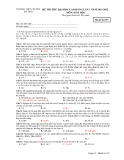 Đề thi thử Hóa học ĐH - THPT chuyên Hà Tĩnh lần 1 (2011-2012) đề 357