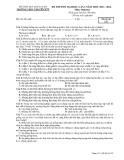 Đề thi thử Sinh học THPT chuyên NTT lần 1 (2013-2014) - Mã đề 132 (Kèm đáp án)