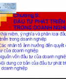 Bài giảng Kinh tế đầu tư: Chương 9 (Mới nhất)