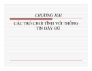 Bài giảng trò chơi tĩnh với thông tin đầy đủ: Tổng hợp kiến thức