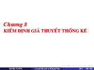 Bài giảng Lý thuyết xác suất và thống kê toán Chương 8: Mai Cẩm Tú