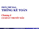 Bài giảng Lý thuyết xác suất và thống kê toán chương 6: Mai Cẩm Tú