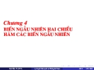 Bài giảng Lý thuyết xác suất và thống kê toán Chương 4 - Mai Cẩm Tú
