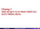 Bài giảng Lý thuyết xác suất và thống kê toán Chương 3: Mai Cẩm Tú