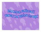 Bài giảng Ngôn ngữ học trong tác phẩm văn học: Kinh nghiệm và phân tích