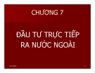 Bài giảng Pháp luật về đầu tư: Chương 7 - Đại học Mở TP HCM [Mới nhất]