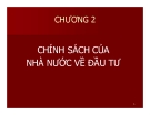 Bài giảng Pháp luật về đầu tư chương 2: Đại học Mở TP HCM